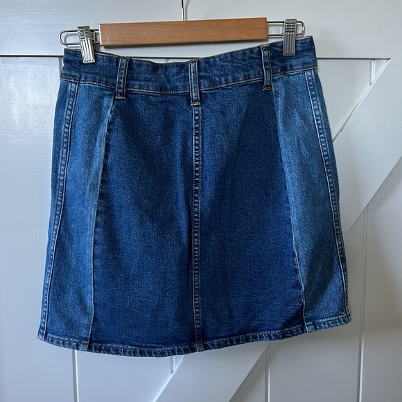 NWT Madewell Two tone Denim Mini Skirt - Picture 9 of 12